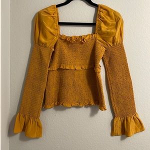 Cinq A Sept Puff Sleeve Blouse